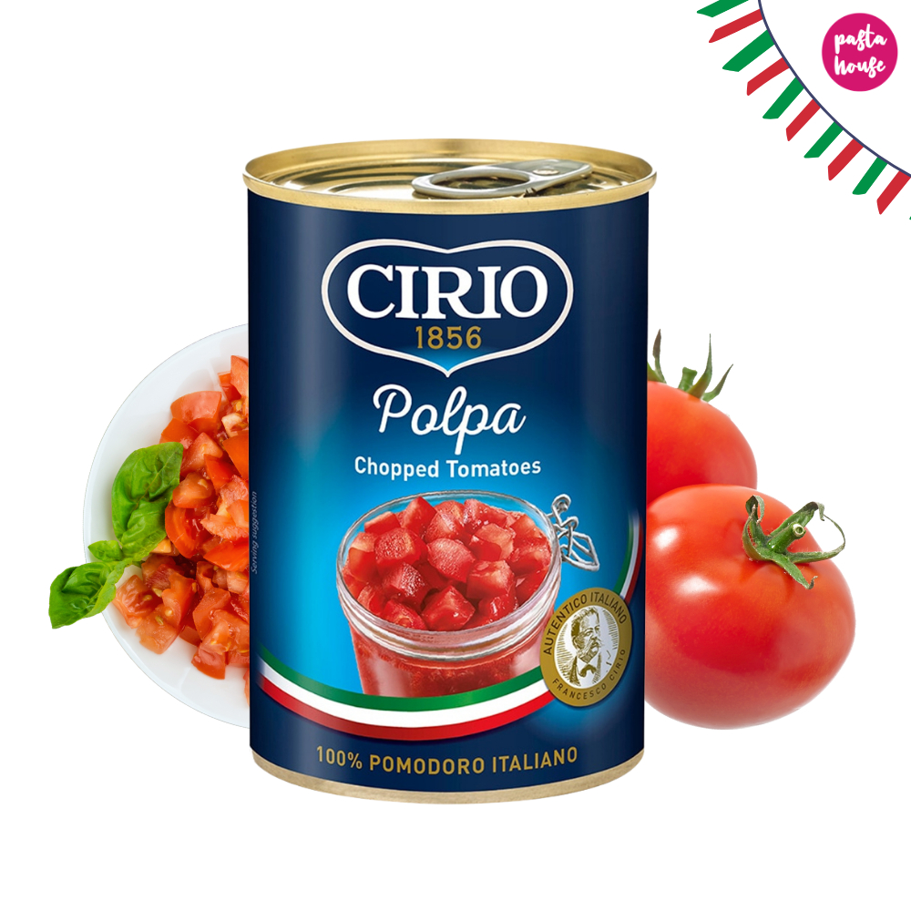 มะเขือเทศสับ CHOPPED Tomatoes - CIRIO 400g จากอิตาลี