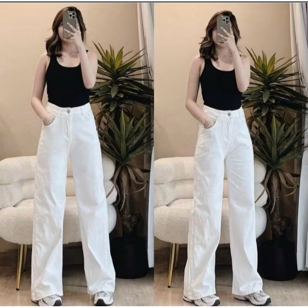 ส่งต่อ กางเกงยีนส์ SEASONING รุ่น OG สีขาว (size M) ยาว 37-38