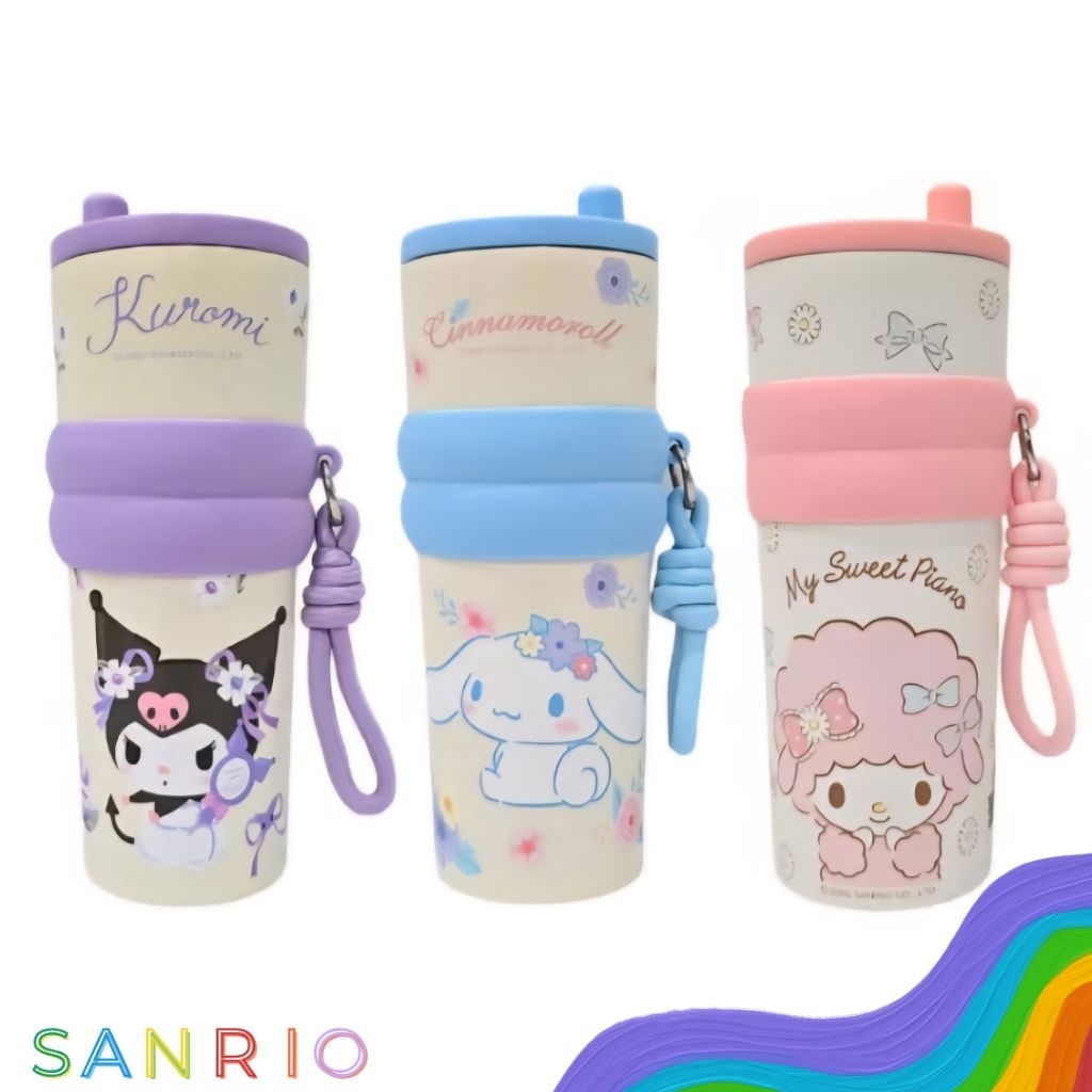 แก้วเก็บความเย็น​ ลาย​sanrio.น่ารัก​ สีสันสดใส​ ไม่ซ้ำใคร​ ขนาด710-​720ml.​ 💙​💜​🩷​