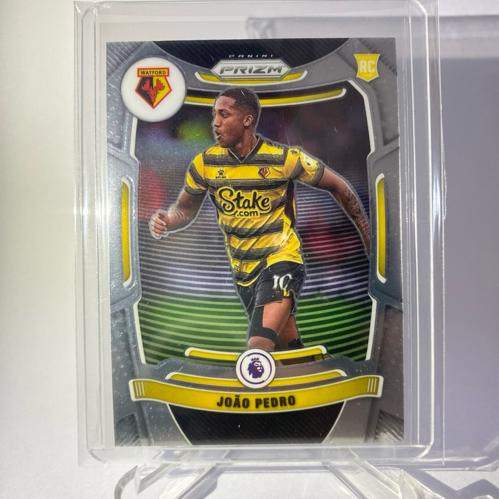 การ์ดนักฟุตบอล JOAO PEDRO, RC, WATFORD, PANINI PRIZM 2021
