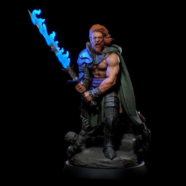 Creature Armory - The Path to Valhalla งาน Resin D&D DnD Miniature Model สำหรับ Tabletop ตั้งโชว์