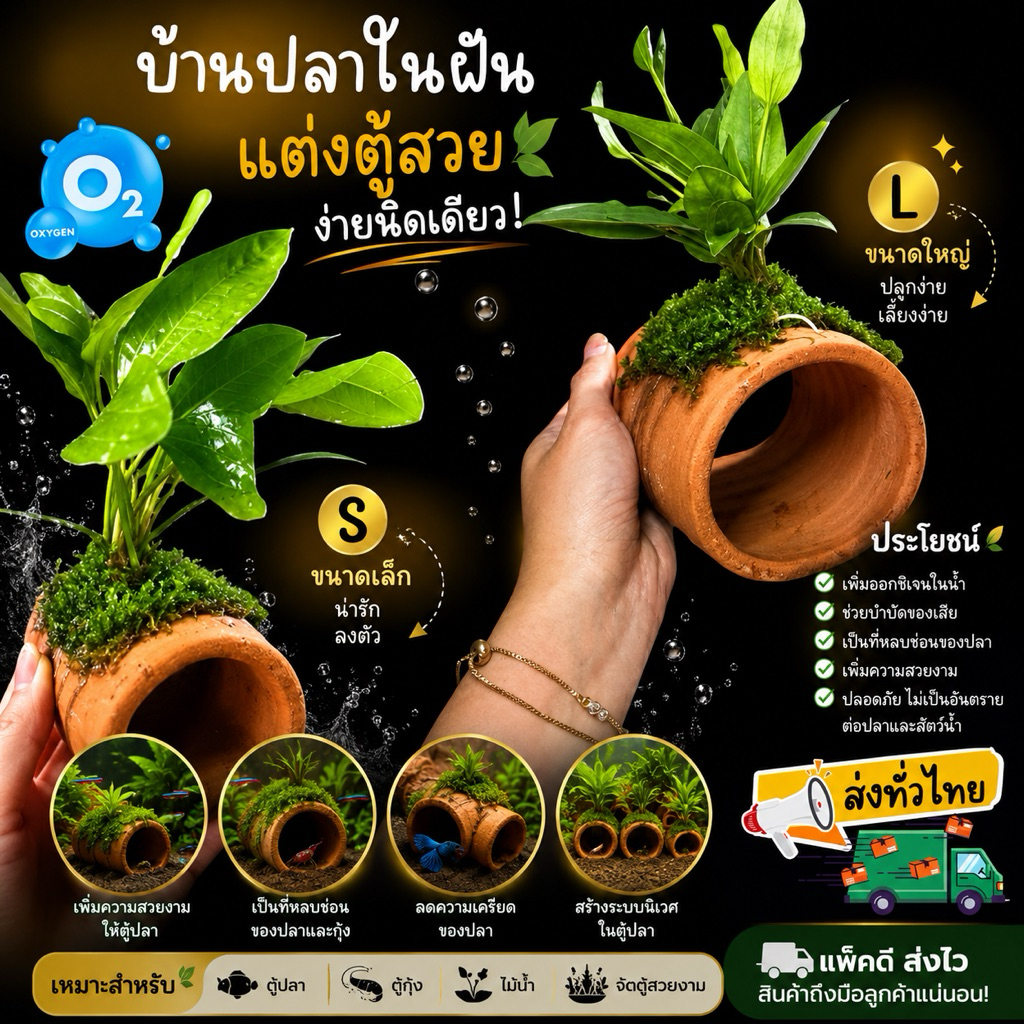 บ้านปลา(ในฝัน)💕 เพิ่มออกซิเจน🐟🫧