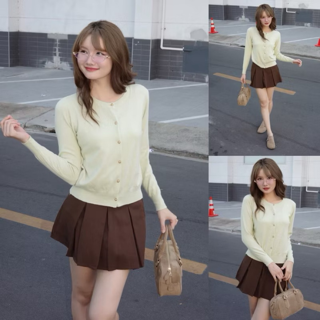 ส่งต่อ Bemychic | Ronnie Cardigan  | สี Melon 🍈