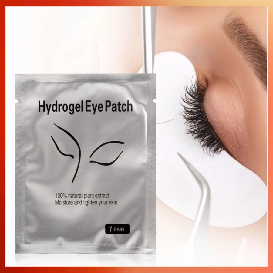 EYEPATCH 50คู่/แพ็ค อายแพดต่อขนตา ตัวU มีรอยฉีกพิเศษ แผ่นรองใต้ขณะต่อขนตา แผ่นรองตาต่อขนตา