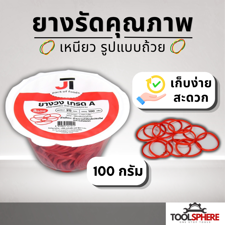 [ยกลัง] ยางรัดแกง ยางรัดถุงใส่แกง ยางรัด ยางรัดสีแดง สะดวก ไม่เก่าเก็บ ซื้อเท่าที่ใช้ ยางรัดถุงร้อน ยางรัดถุง