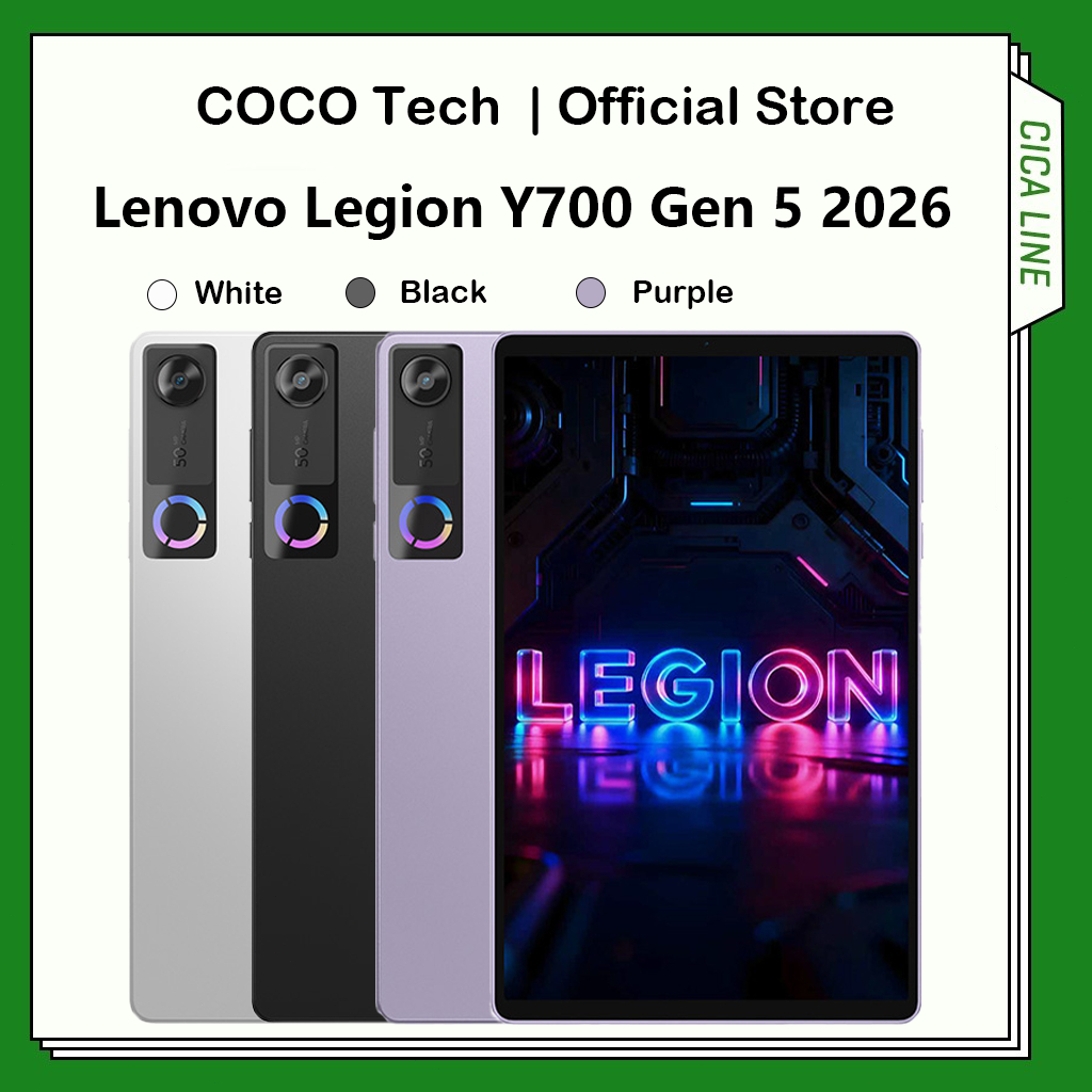 ROM Global Lenovo Legion Gen 5 (Y700 2026 Gen 5) แท็ปเล็ตเกมมิ่ง Snapdragon 8 Elite Gen 5 9000mAh