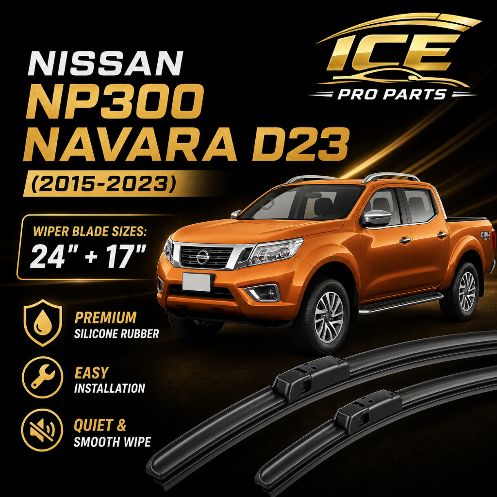 ยางปัดน้ำฝนแท้ NISSAN NP300 Navara D23 ตั้งแต่ปี 2015-2023