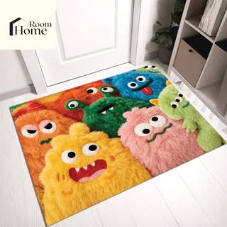 พรม3Dห้องครัว ลายการ์ตูน สัตว์น่ารัก (ไร้ขอบ) ขนาด 40X60 cm