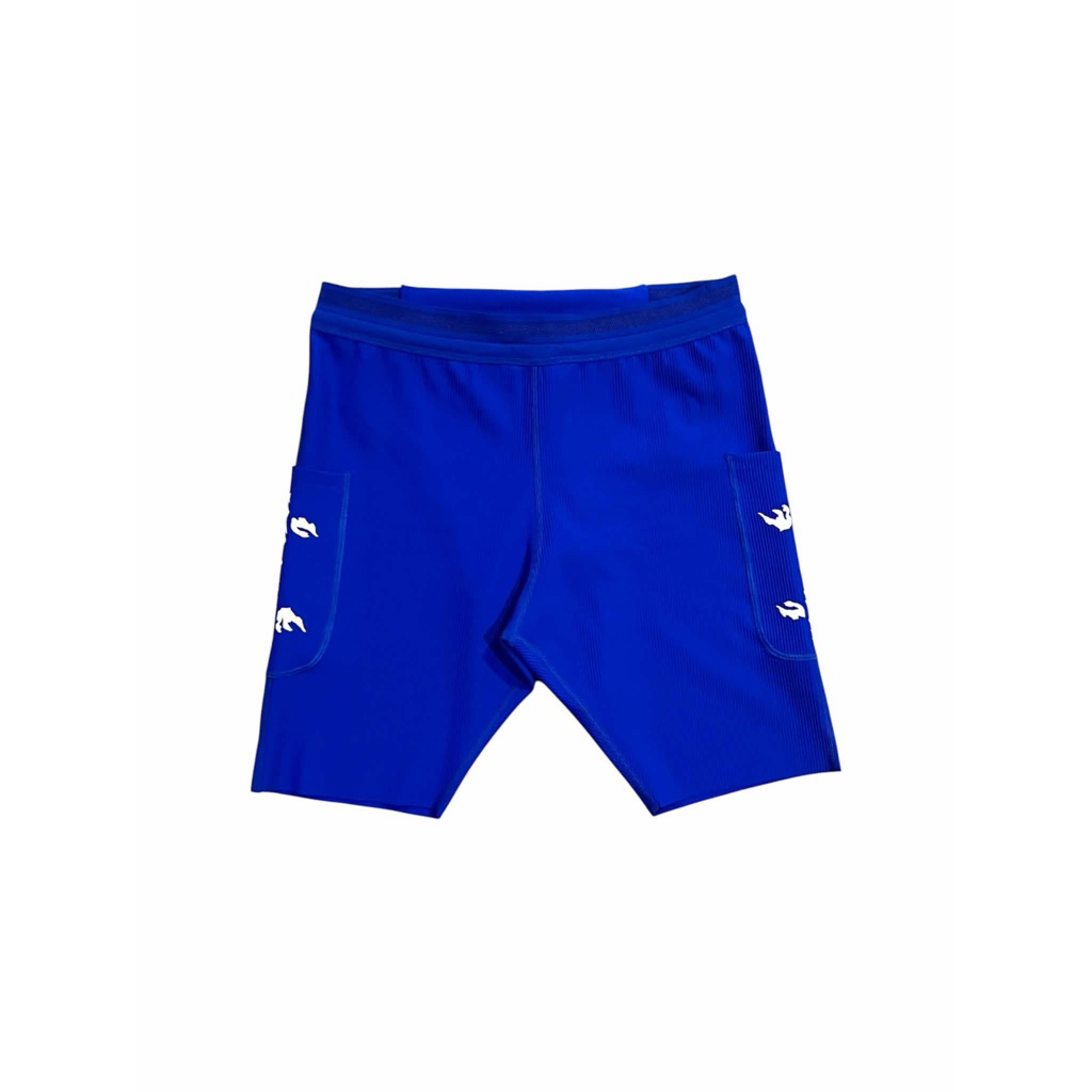 HT @khemkhaengrunningclub Half Tights Blue “สีน้ำเงิน“ “กางเกงรัดกล้ามเนื้อเข้มแข็ง“ มีช่องใส่ของด้านหลัง ด้านข้าง