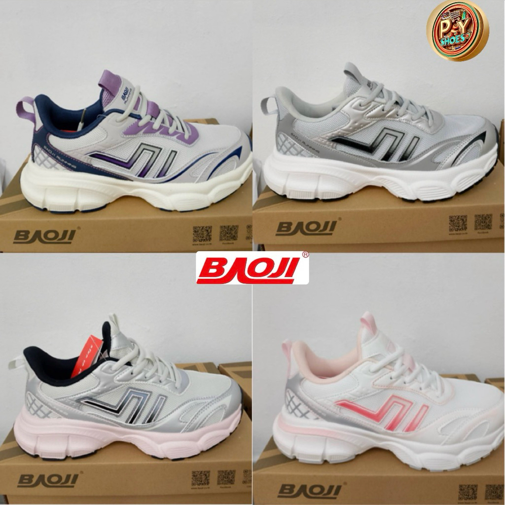 รองเท้าผ้าใบ BAOJI แท้100% BJW 1155 รองเท้าผ้าใบผู้หญิง ไซส์ 37-41(รุ่นใหม่)