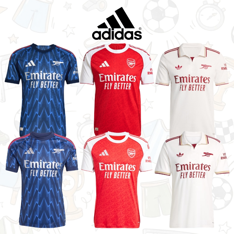 Arsenal 25/26 Authentic Jersey เสื้ออาร์เซนอลเกรดพรีเมียม