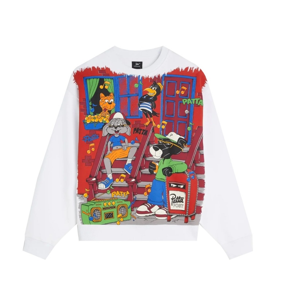 Patta POC-AW25-2050-315-0008-087 Block Party Crewneck Sweater