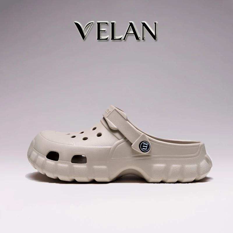 【Velan】🔥พร้อมส่ง🔥รองเท้าแตะมีรูผู้ชาย คร็อกส์ มินิมอล ทรงคลาสสิก EVA กันลื่น ระบายอากาศดี ใส่สบาย เหมาะใส่กลางแจ้ง G8651
