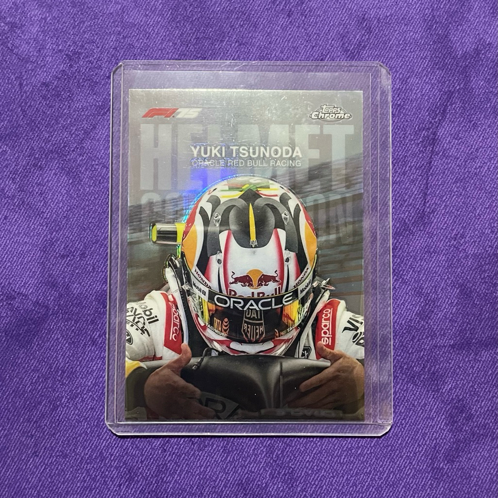 การ์ด Topps F1 Formula 1 Yuki Tsunoda Helmet