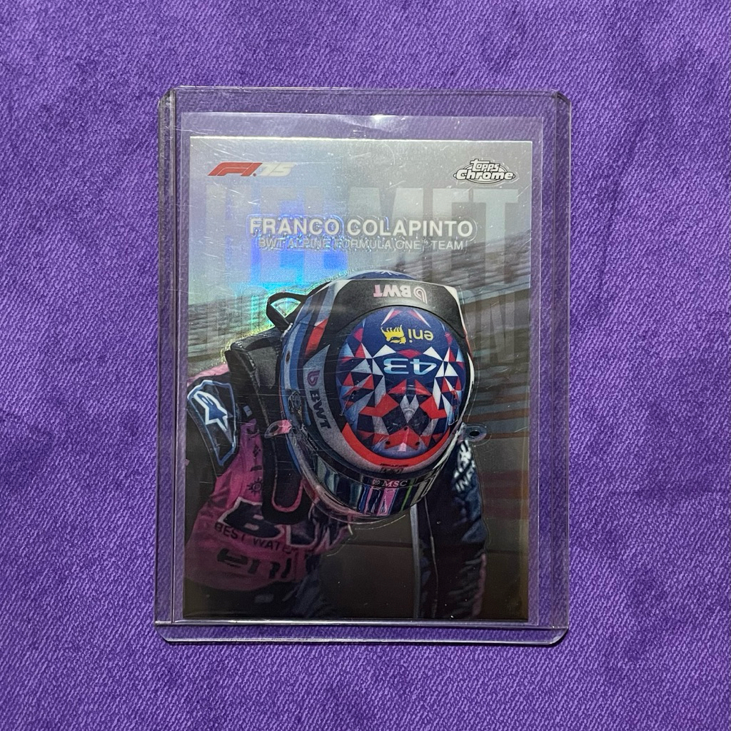 การ์ด Topps F1 Formula 1 Franco Colapinto Helmet
