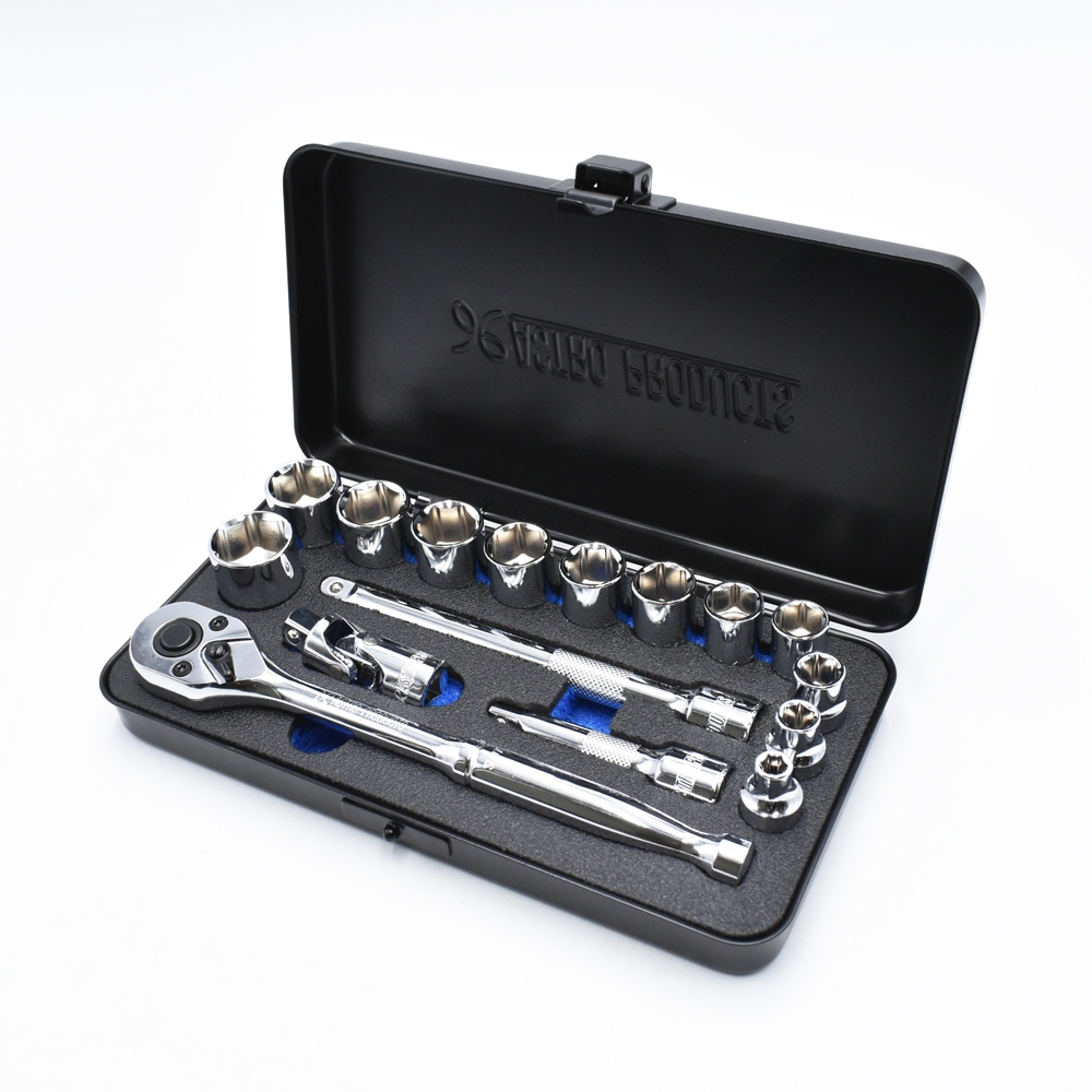 Astro Products ชุดบ๊อกซ์ 3/8DR 16ชิ้น TS182 / Tool Set Metric 6-21mm 16 pcs