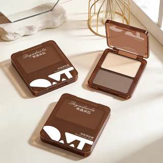 YOTAI พาเลตต์คอนทัวร์ไฮไลท์ 2 สี เนื้อแป้งบางเบา แบบแมตต์ ช่วยให้ใบหน้า ดวงตา จมูก ดูกระจ่างใส กันน้ำ กันเหงื่อ ติดทนนา