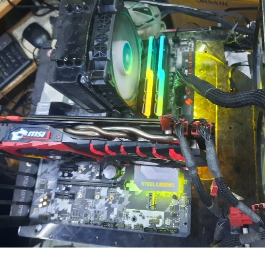 ชุด CPU I5 10400f+B560 steel legend+DDR 16gb G.SKILL TRIDENT Z RGB +m2 250 GB