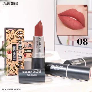 HF360 ลิปสติก ซีเวนน่า คัลเลอร์ส ซิล แมทท์ ลิป SIVANNA COLORS Silk Matte Lip