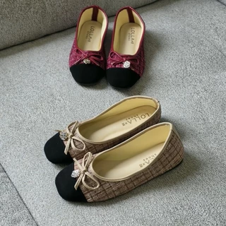 OHODOODEE รองเท้าคัทชูรุ่น Classy Tweed Charm M565