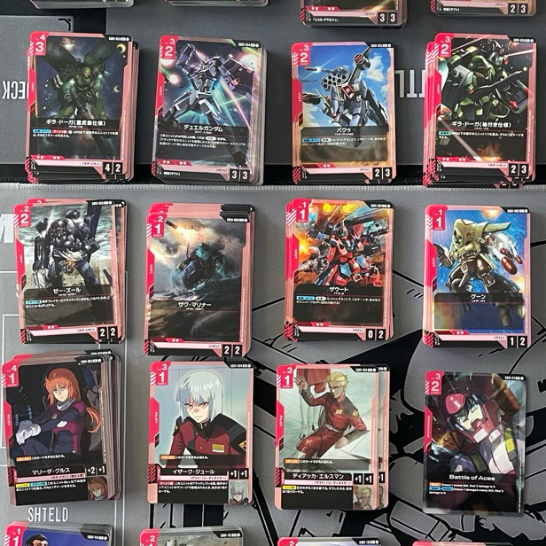 [GD01-R, U, C][แดง] Newtype Rising Gundam Card Game (GCG) GD01 Red อะไหล่สีแดง พร้อมส่ง