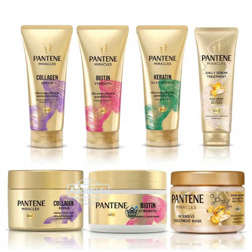 Pantene แพนทีน ครีมนวด แพนทีน 3 Minute Miracle มีให้เลือก3สูตร ขนาด 270mL. ( เลือกสูตรด้านใน )