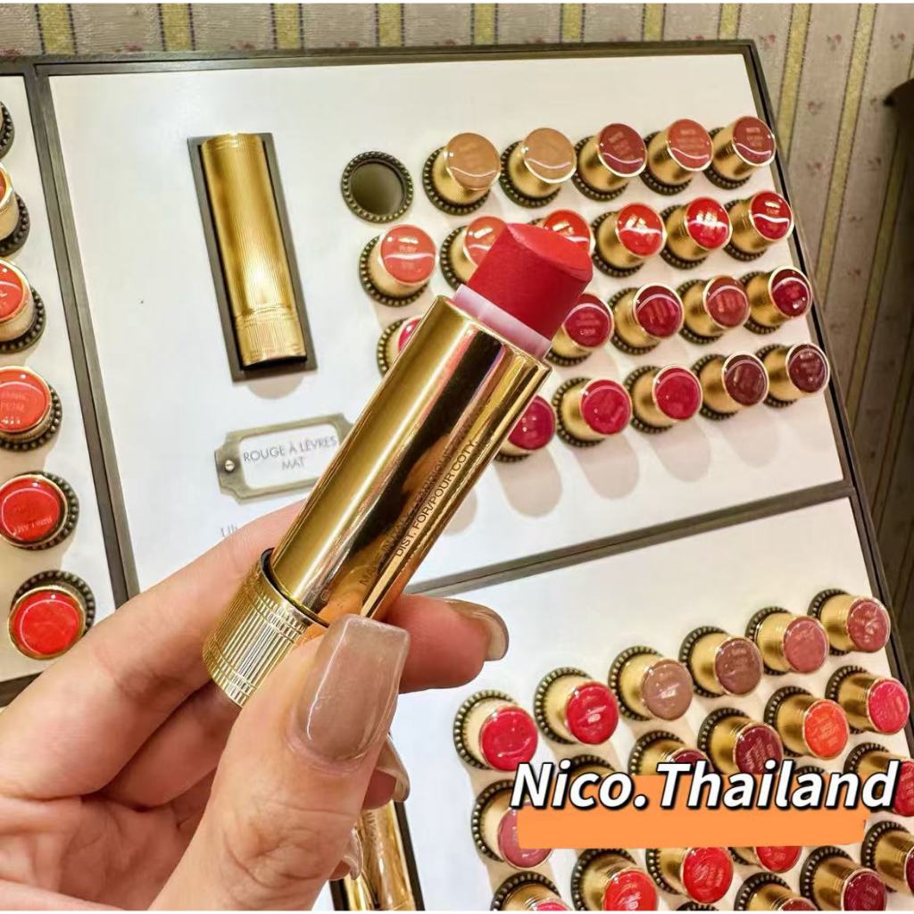 【🎀พร้และถุงแบรนด์🎀】Gucc I Rouge a Levres Mat lipstick 3.5g ลิปสติกเนื้อแมท ลิปสติกติดทนนาน💄