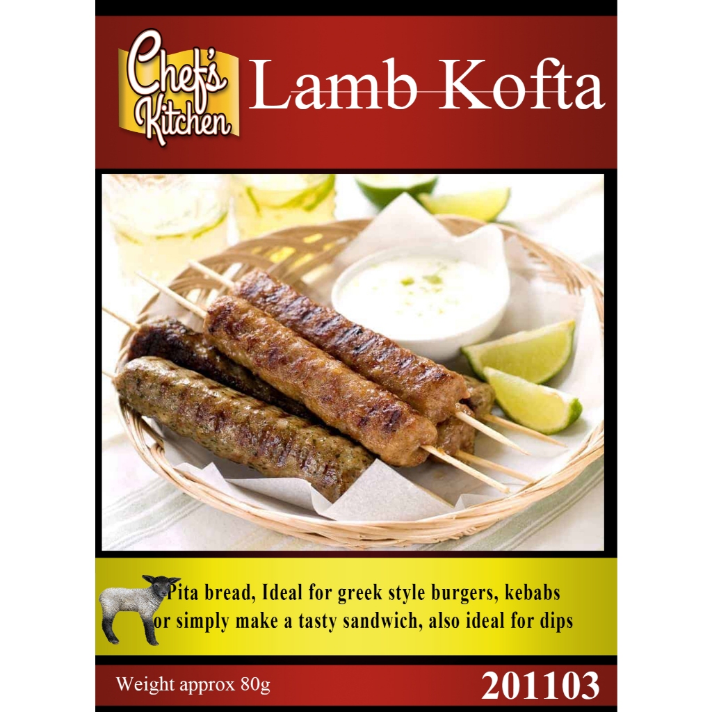 Lamb Kofta 120g (2 x 60g)🐑 - คอฟตาเนื้อแกะ 120กรัม (2ชิ้น x 60กรัม)🐑