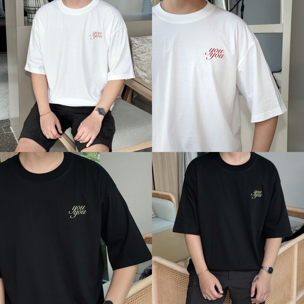 (ใหม่) เสื้อยืดกรีน Oversize ผ้าคอตตอน #YMMSYOUYOU | youmakemestudio
