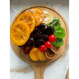 Fruitcake ฟรุตเค้กหน้าผลไม้อบแห้ง หมักเหล้ารัม น้ำหนัก800กรัมขนาด1ปอนด์ Ko