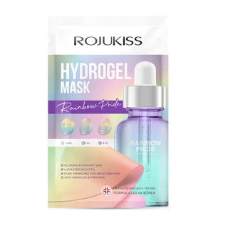 [แพ็ค 10 แผ่น] ROJUKISS Rainbow Pride Hydrogel Mask 33g โรจูคิส ไฮโดรเจลมาส์ก รวมสารสกัดเข้มข้น 6 ชนิด ใน 1 แผ่น