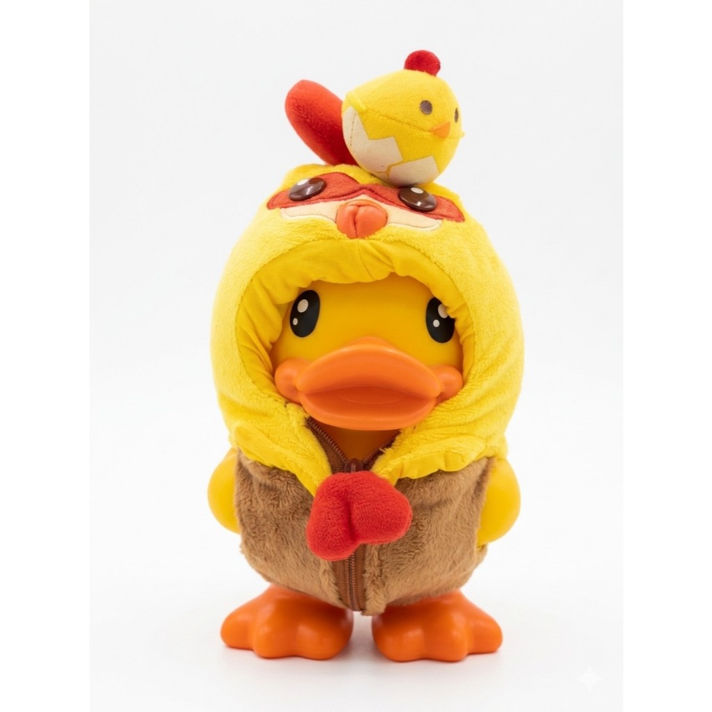 [แท้ 100%] B.Duck กระปุกออมสินเป็ดเหลือง สวมชุดไก่ (Chicken Suit) รุ่น 1811900 - Semk  Products #1811900