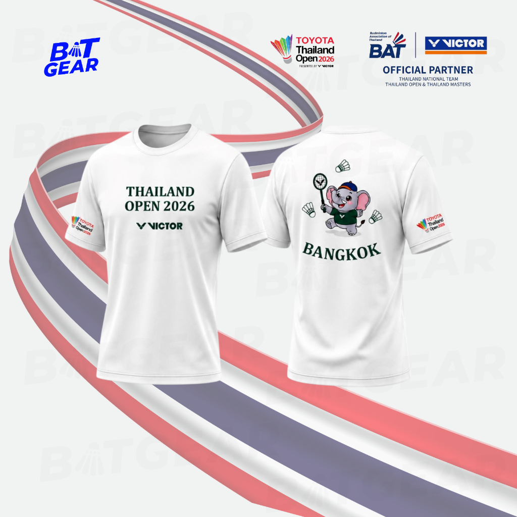 (Pre-Order)VICTOR THAILAND COLLECTION 2026 เสื้อกีฬาแบดมินตัน รุ่น T-2601TO (พร้อมส่ง)