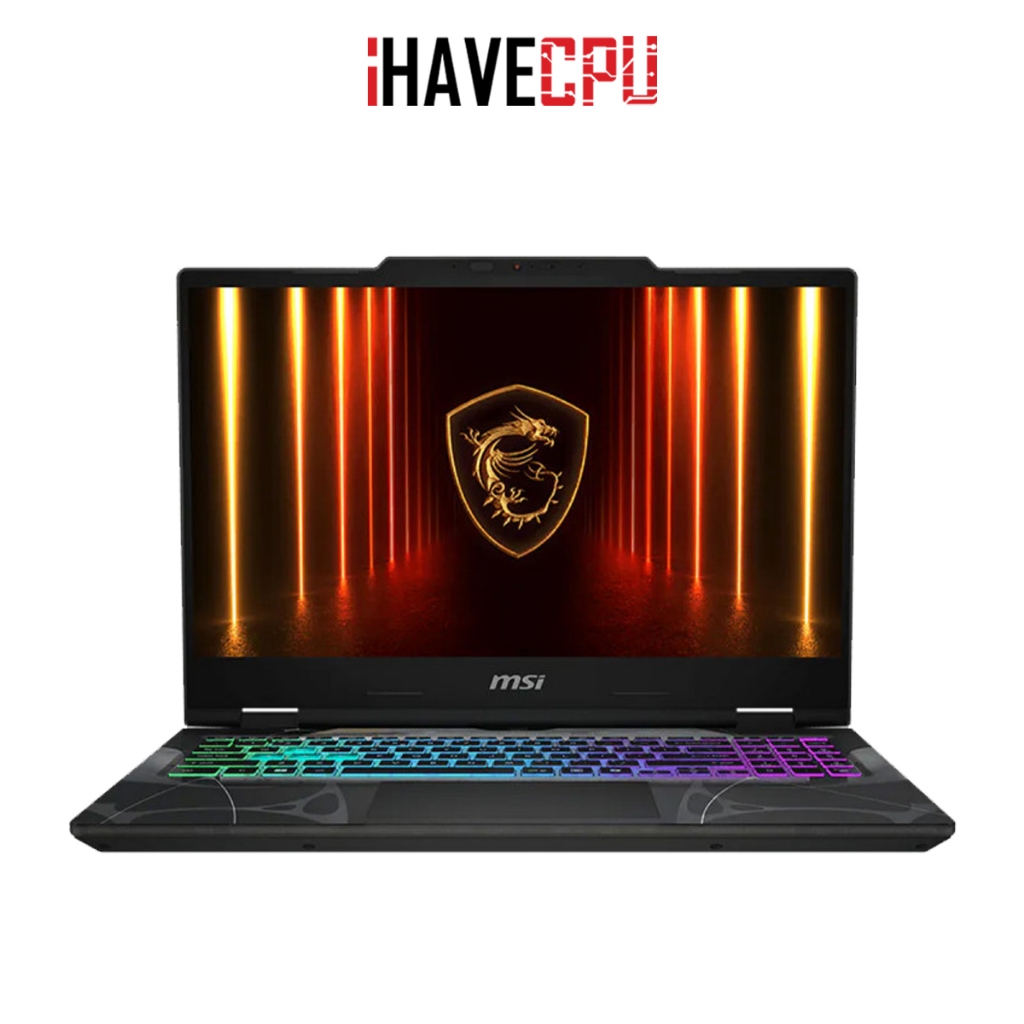 โน้ตบุ๊ค (notebook) iHAVECPU MSI CYBORG 15 AI B2HWEKG-238TH (TRANSLUCENT BLACK)