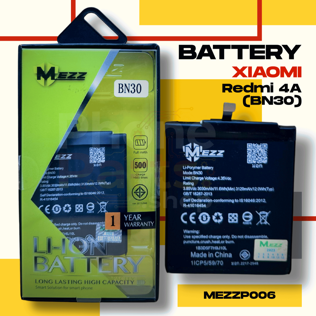 แบตเตอรี่ Battery Xiaomi Redmi 4A (BN30)