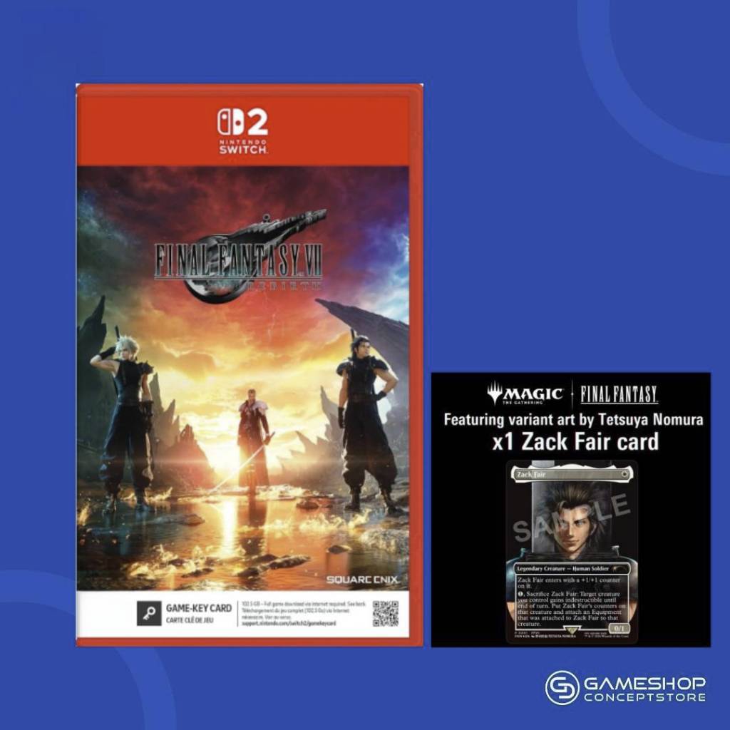 [แถม Card ส่งด่วน] Nintendo Switch 2 : NS2 FINAL FANTASY VII REBIRTH [GKC] (Asia)