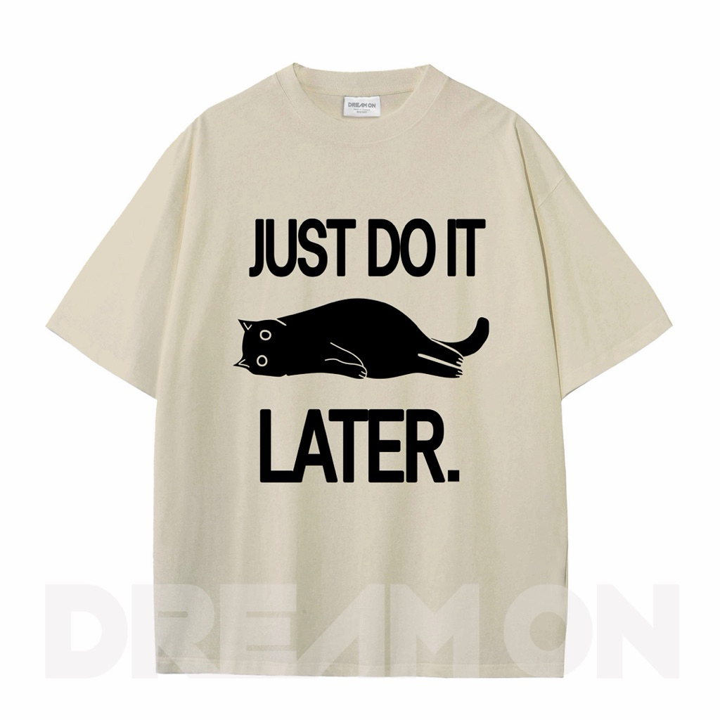เสื้อยืดลาย do it later พร้อมส่ง 3 สี