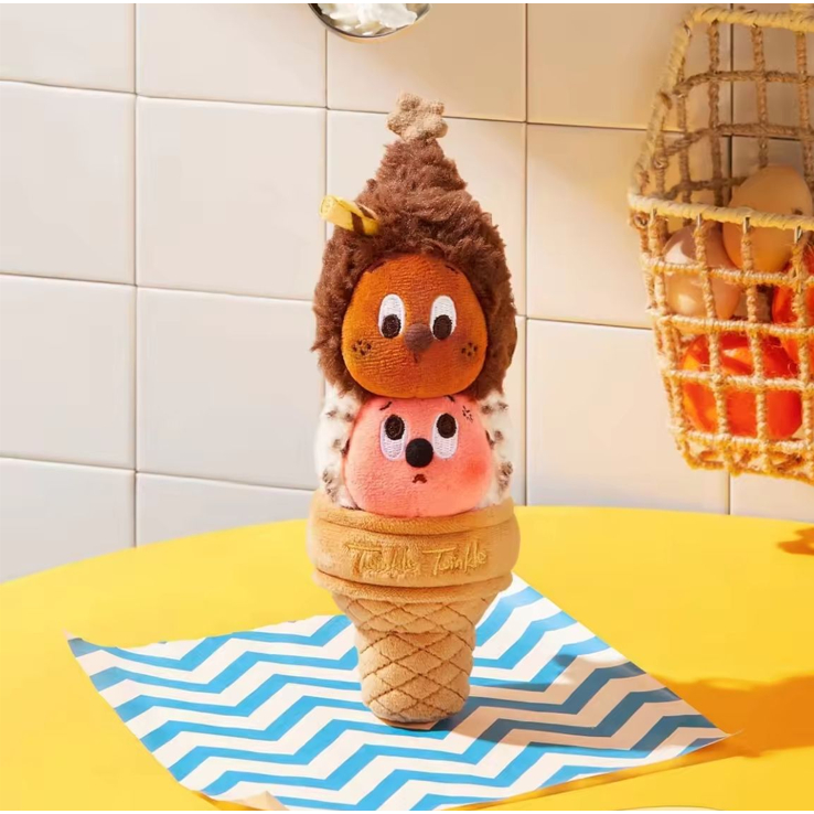 พร้อมส่งจากไทย  Twinkle Moon Gelato Series-Double Scoop Gelato/Snowman Gelato Plush Pendant