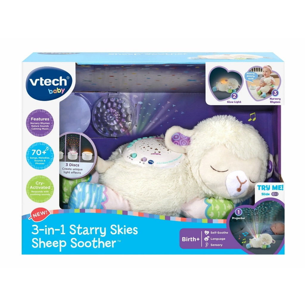 VTECH 3-IN-1 STARRY SKIES SHEEP SOOTHER ของเล่น