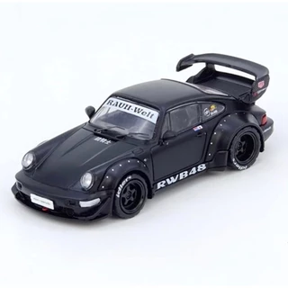 IN64-RWB964-BM - RWB 964 BLACK MATT DIECAST SCALE MODEL CAR