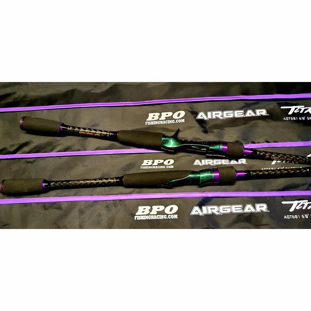 คันตีเหยื่อปลอม AIRGEAR TITANIUM XT แถมเหยื่อตกปลา แอร์เกียร์