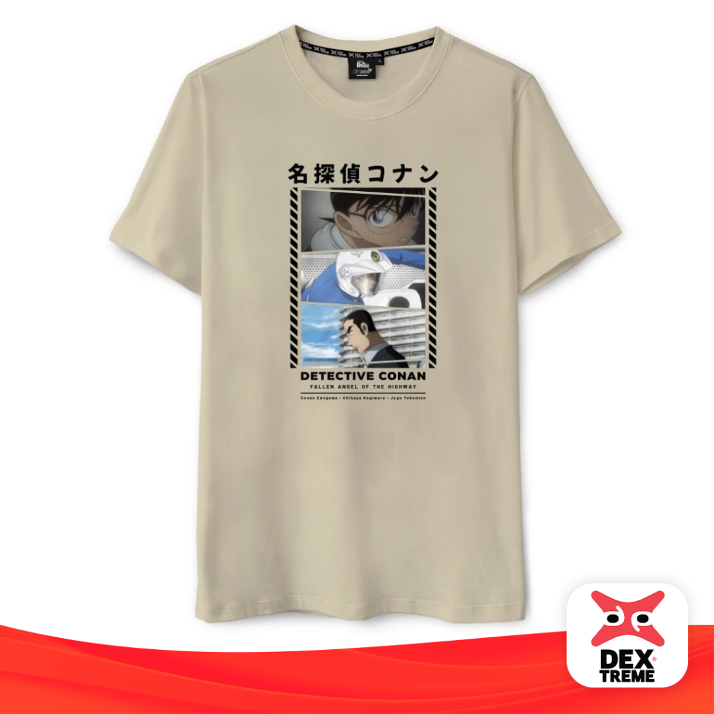 DEXtreme - เสื้อยืด  Tees Detective Conan (Conan-Chihaya-Jugo) (DCN-133)