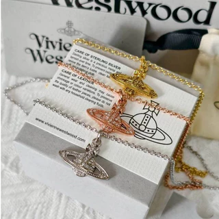 พร้อมส่ง‼️New💎Vivienne Westwood Mini Bas Relief Necklace⚡️ของแท้💯ผ่อน0%10เดือน