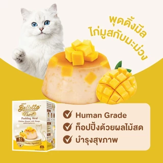 [แพ็ค 2 กล่อง 8 ถ้วย] เบลลอตต้า (Bellotta) พุดดิ้งมีล 100 g. (เลือกรสได้)