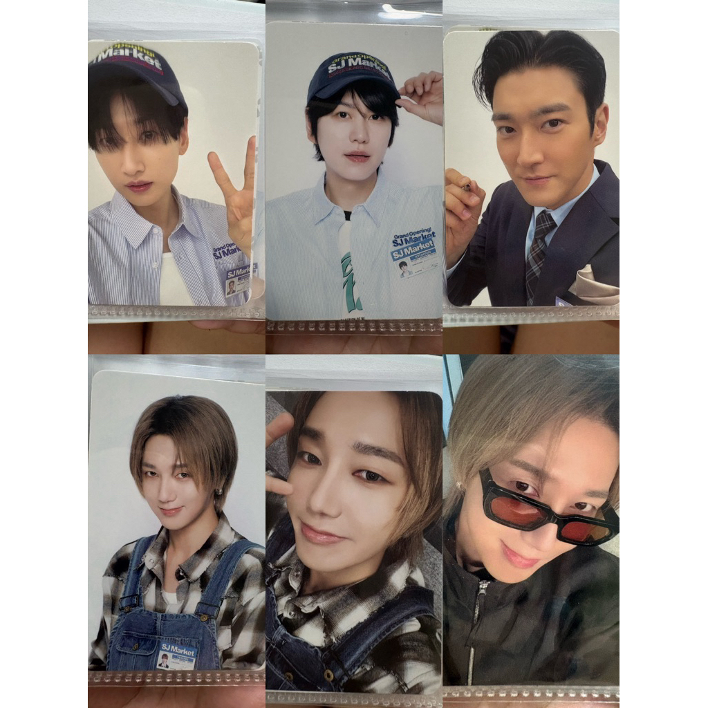 Super Junior Market Photo card