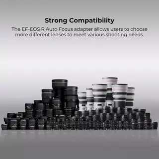 🇹🇭 เมาท์แปลง K&F EF-EOS R ออโต้ โฟกัส Auto Focus Lens Adapter อะแดปเตอร์ EF EOSR RF Canon EOS R R6 R7