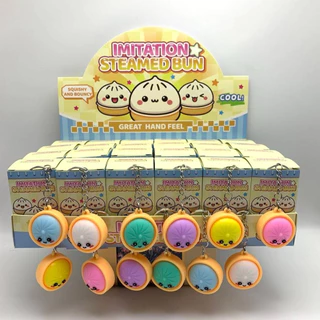กล่องสุ่มพวงกุญแจซาลาเปาสุดฮิต1box24จุ่มสินค้าพร้อมส่งจากไทย