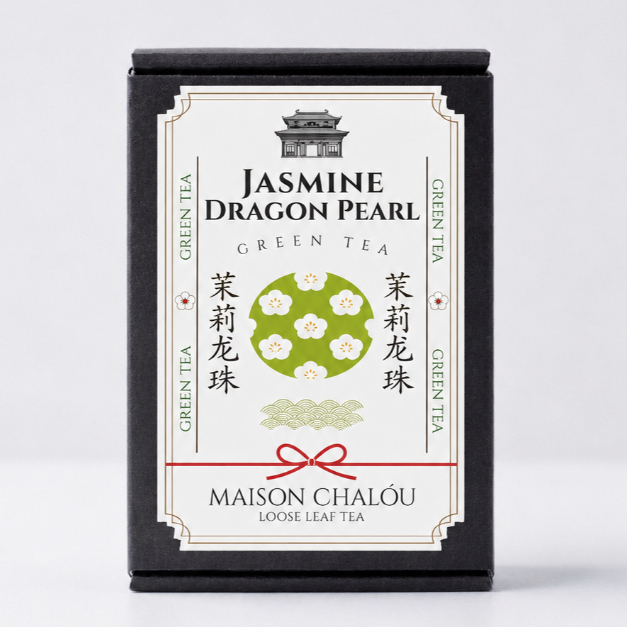 Jasmine Dragon Pearl Tea ชามะลิ ไข่มุกมังกร ชาพรีเมียมหอมมะลิ 70g