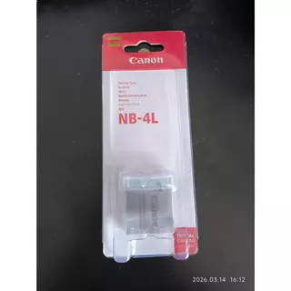 (COD) แบตเตอรี่กล้อง Canon รุ่น NB-4L (760mAh) ชาร์จซ้ำใหม่ได้ มือ 1 พร้อมกล่อง ราคาถูก