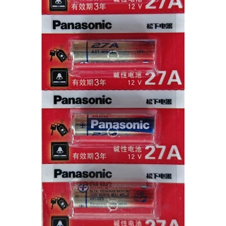 🔋 ถ่าน Alkaline ถ่านรีโมท Panasonic 27A ขายแยก หรือ ยกแผง (5 ก้อน)